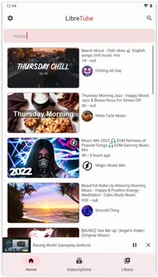 LibreTube android App screenshot 2